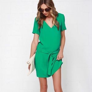 See You Soon Tie Waist Dress